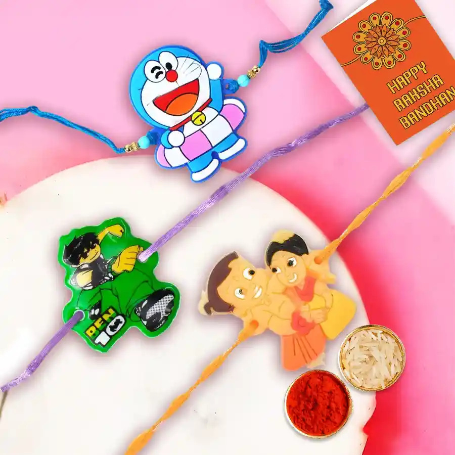 Three Rakhis for Mere Pyare Bhaiya