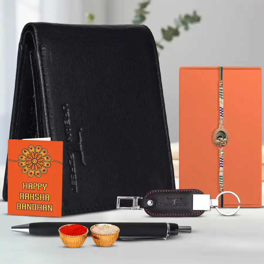 Ganesha Charm with Luxe Leather Accessoreies