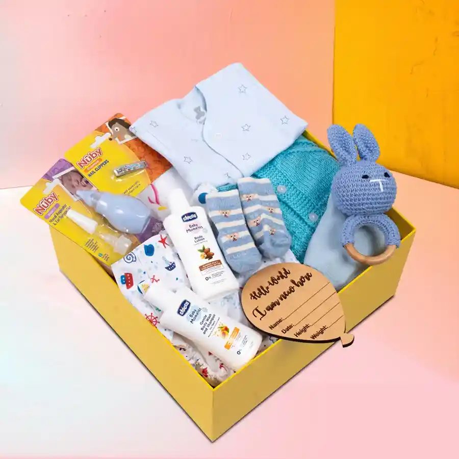 Exclusive Winter Hamper for New Born Baby Boy