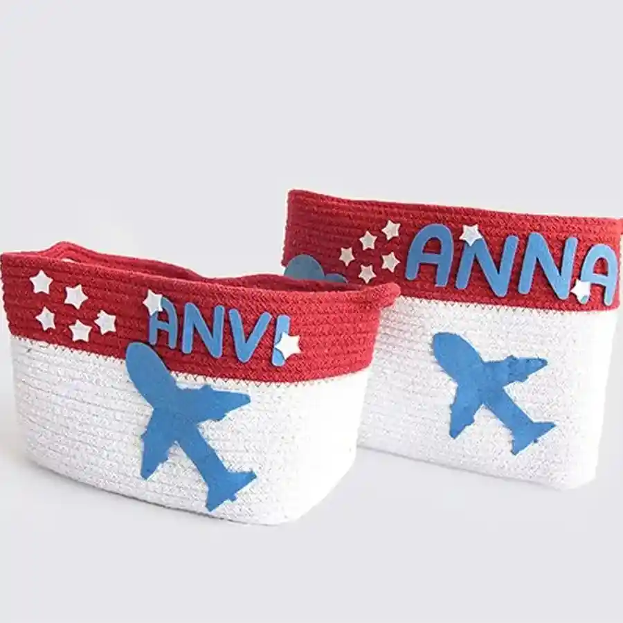 Exclusive Cotton Rope Baskets Duo