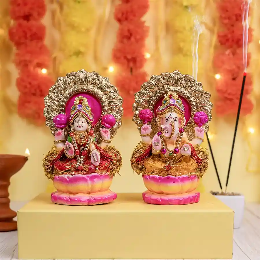 Divine Duo Laxmi N Ganesh Idols