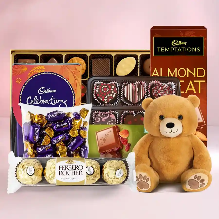 Elegant Chocolate Gift Basket