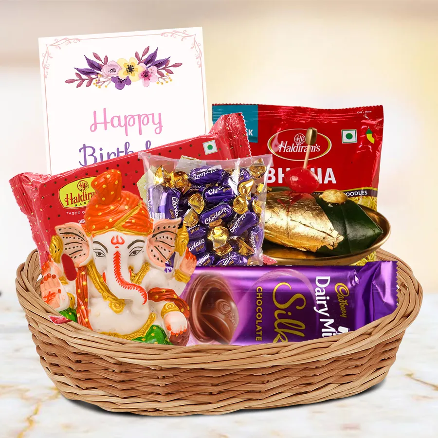 Adorable Birthday Gift Basket for Her