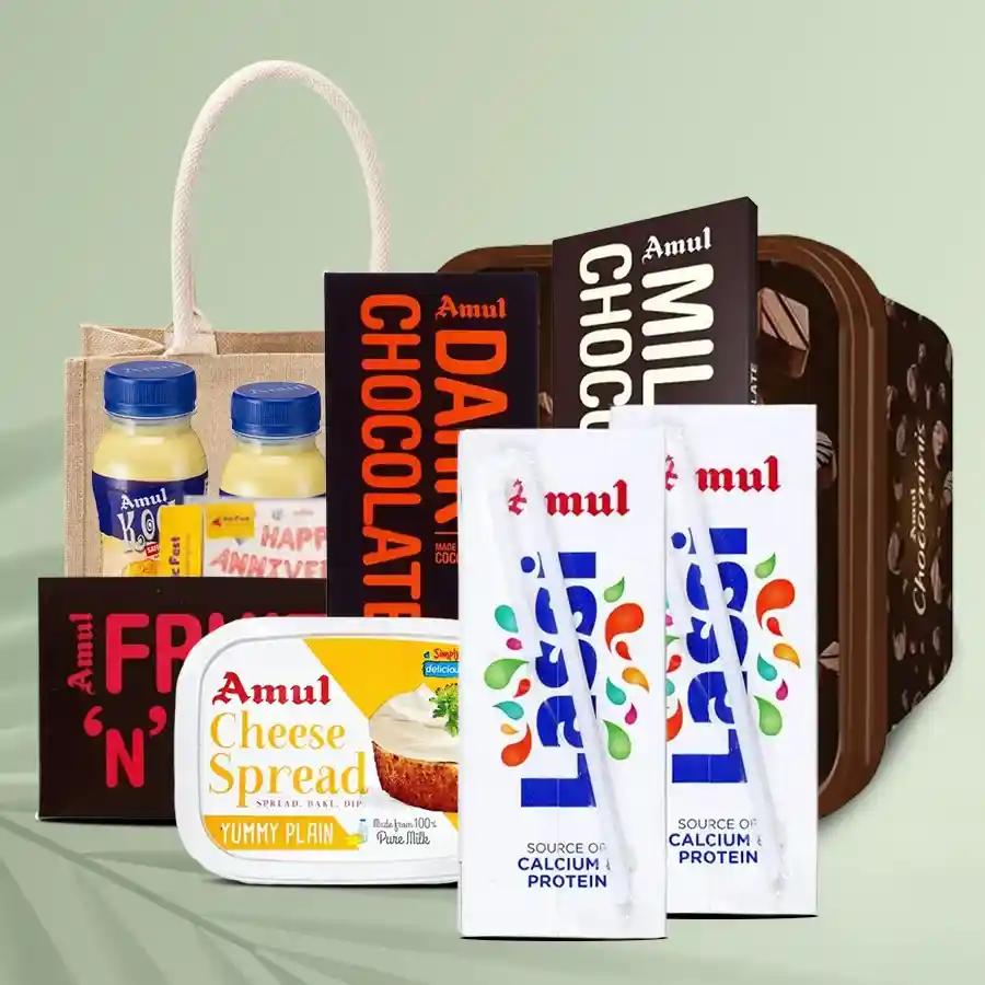 Delectable Anniversary Gifts Hamper (Make in India)