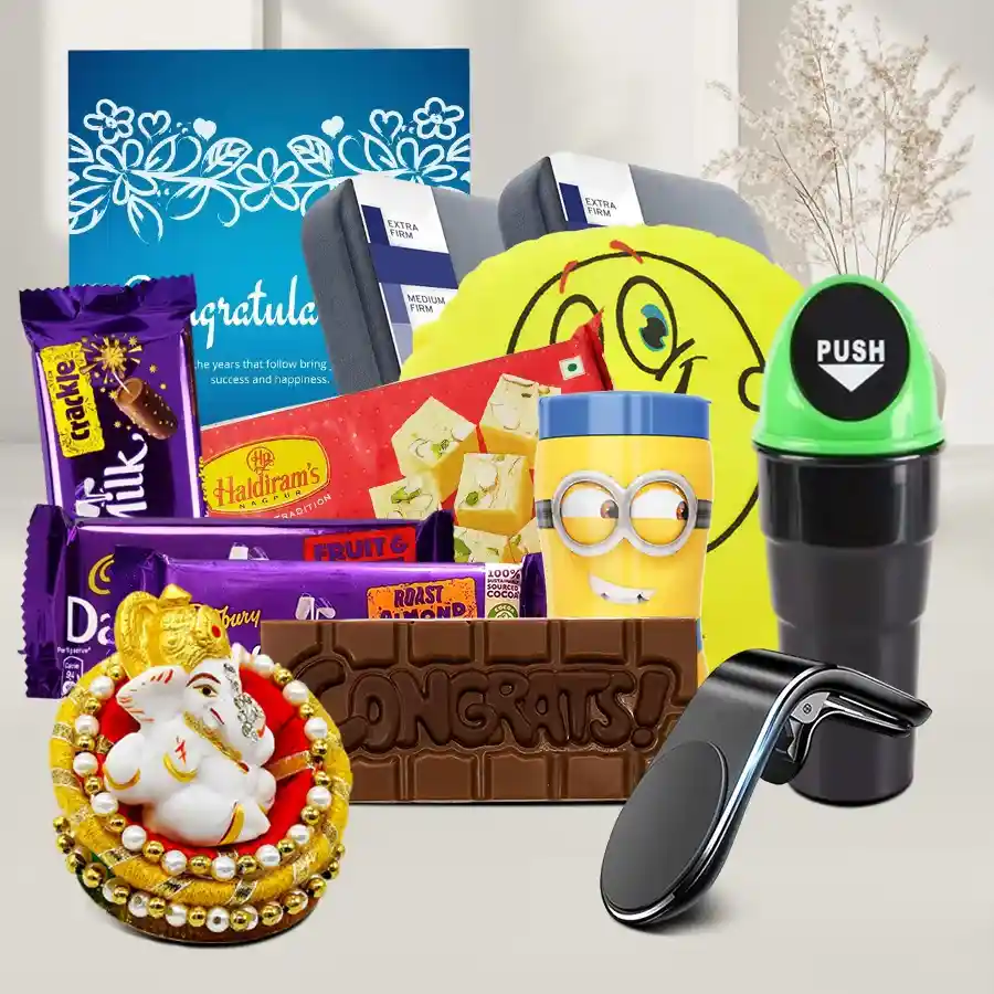 Wonderful Congratulations Hamper for New Car