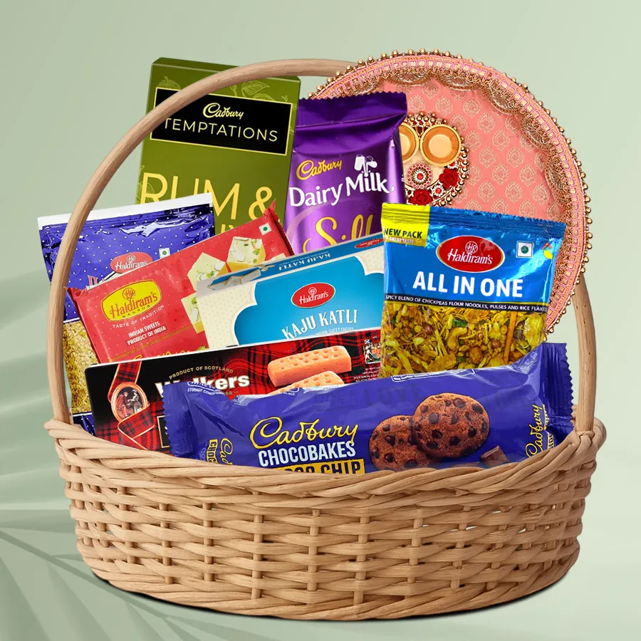 Celebration Gifts Basket for Family