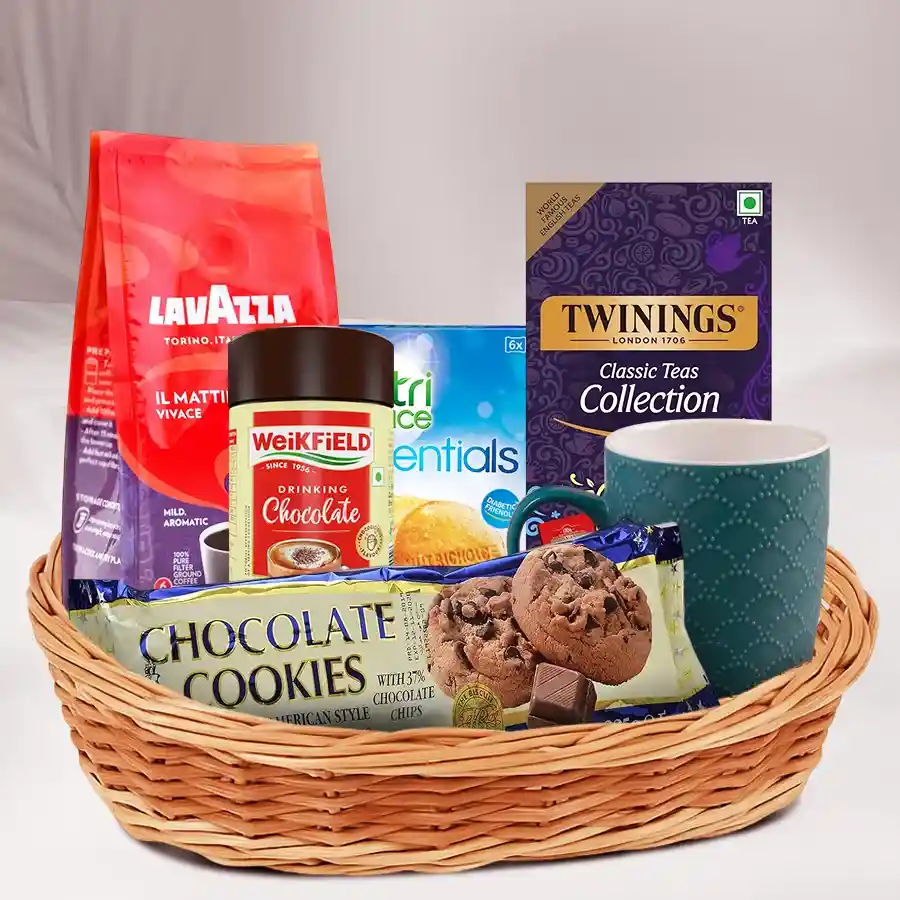 Delectable Breakfast Basket Hamper