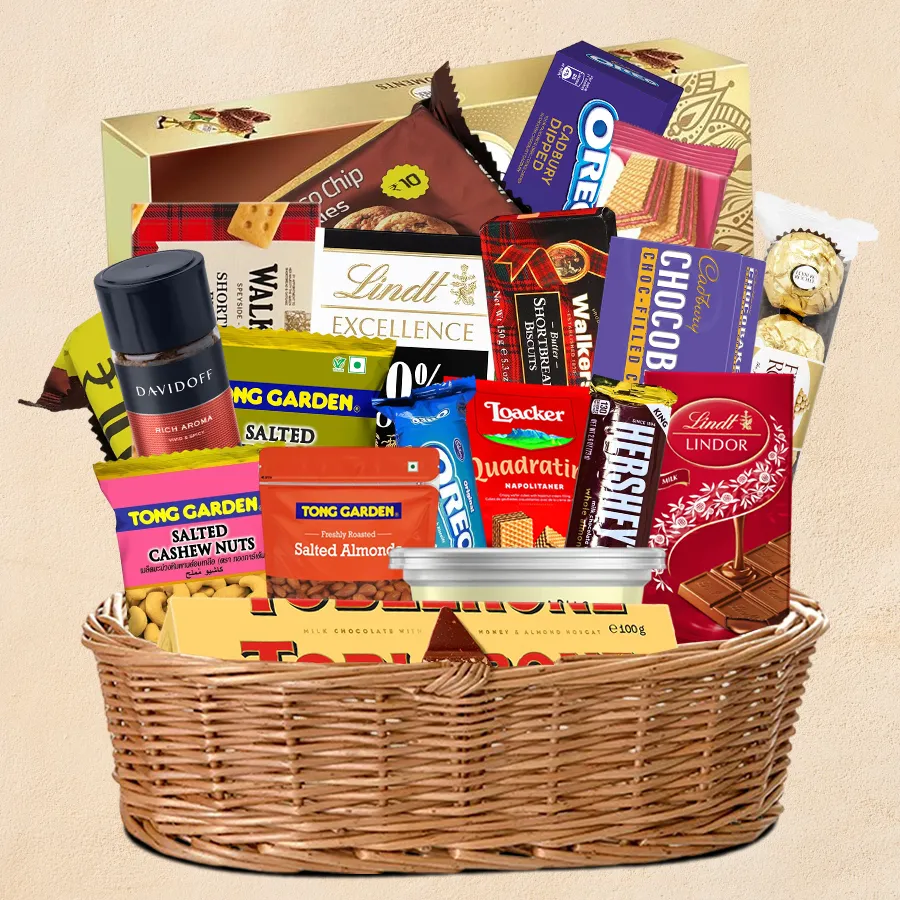 Mouth Watering Snacks Gift Basket