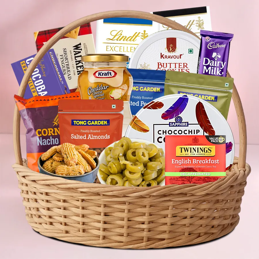 Marvelous Assorted Snacks Gift Basket