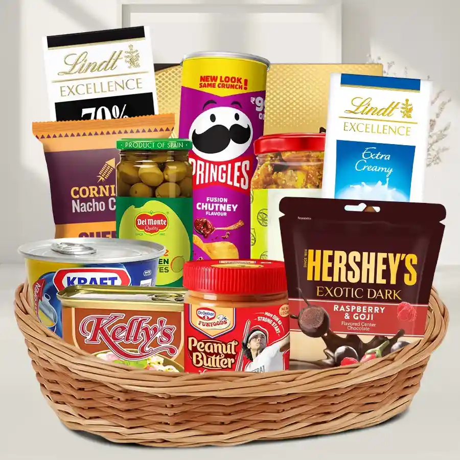 Delicious Frozen Food Treats Gift Basket