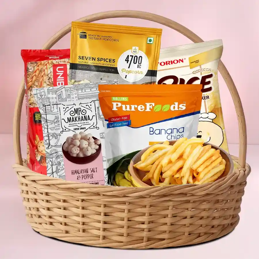 Remarkable Healthy Snacks Assortment Gift Basket