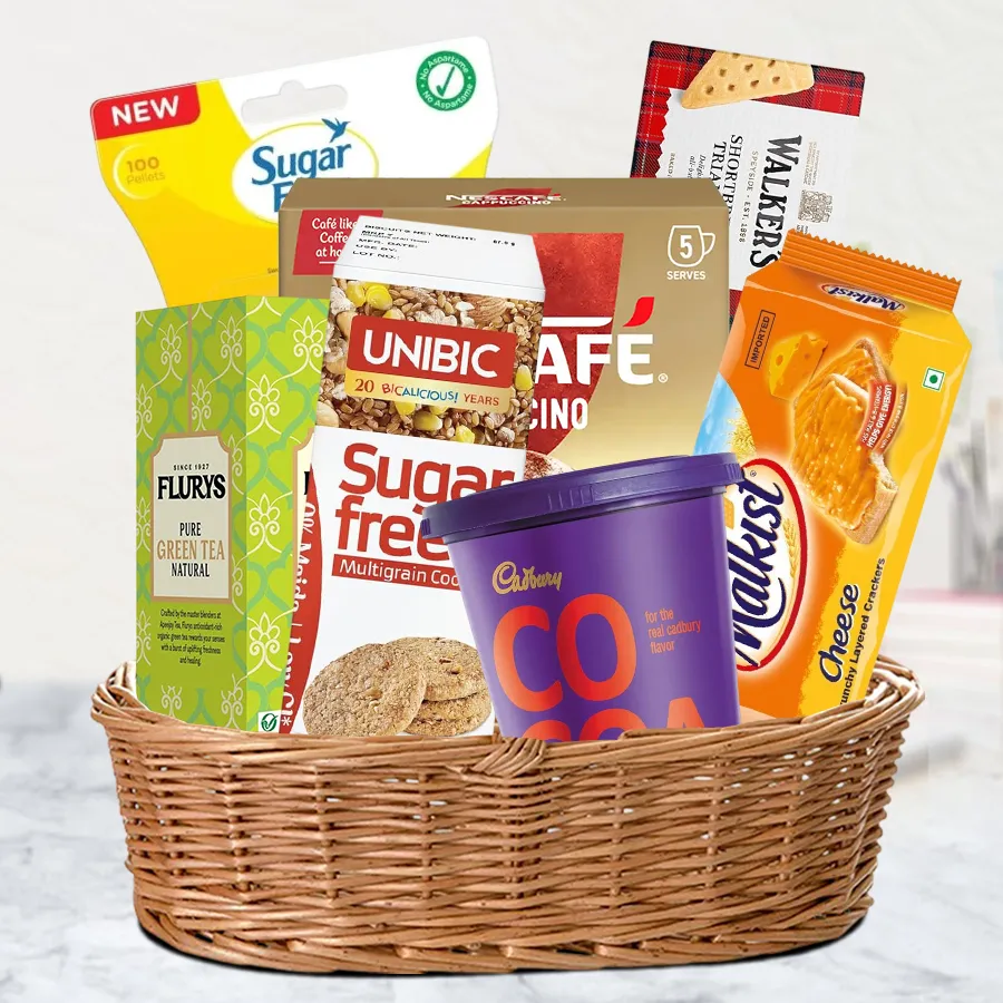 Outstanding Sugar Free N Healthy Goodies Basket
