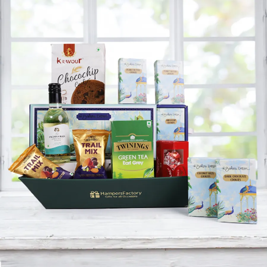 Festive Cookies n Drinks Gift Box