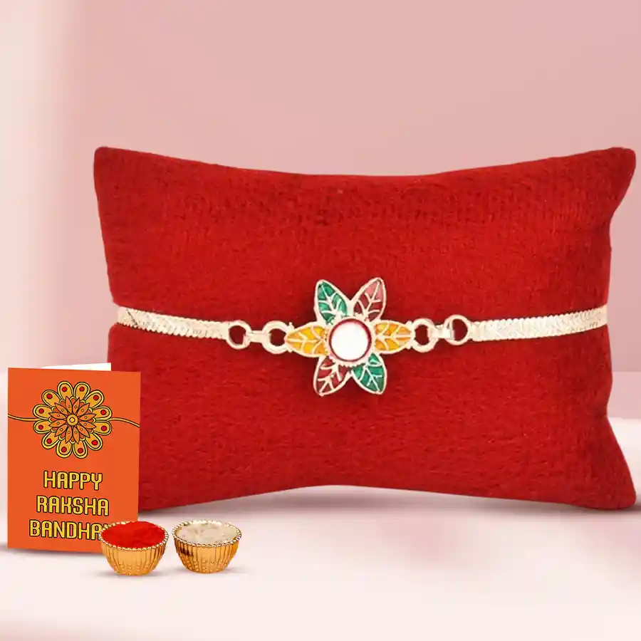 Exclusive Silver Plated Rakhi