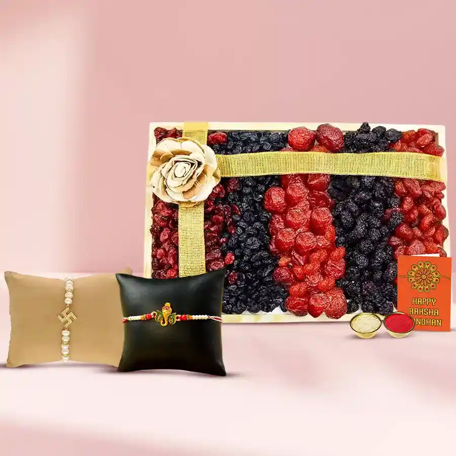 Auspicious Rakhi Dry Fruits Medley