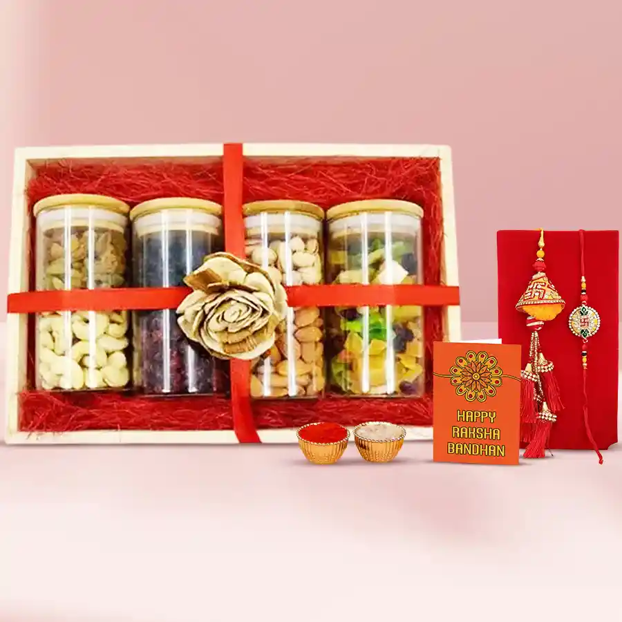 Dry Fruits Jamboree N Couple Rakhi