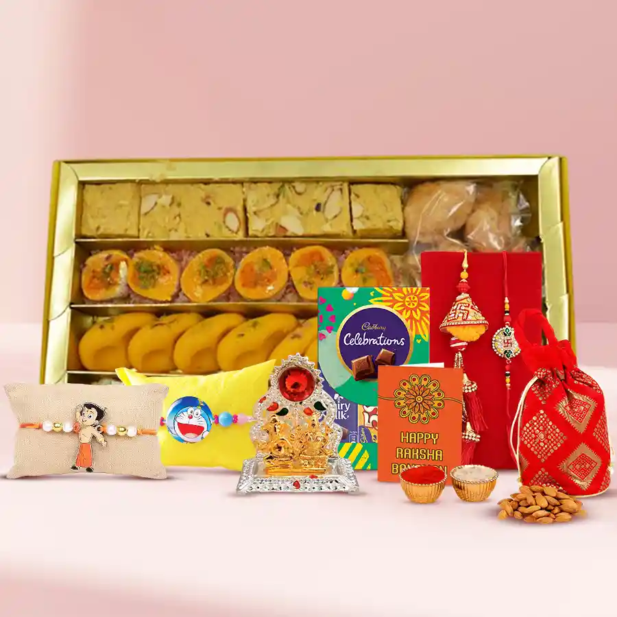 Toothsome Sweets n Family Rakhi