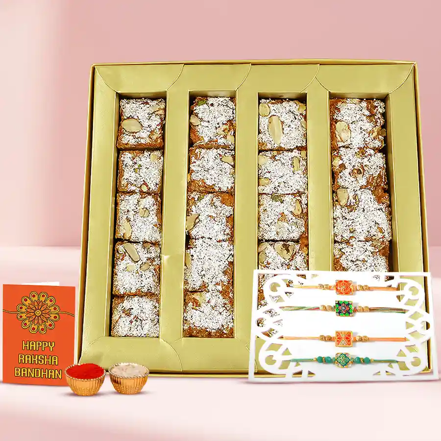 Wonder Duo Fancy Rakhi n Sweets