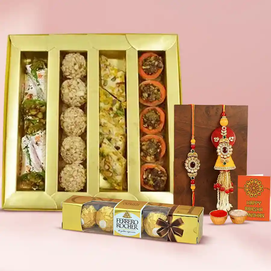 Sweet Vibes for Bhaiya Bhabhi Rakhi