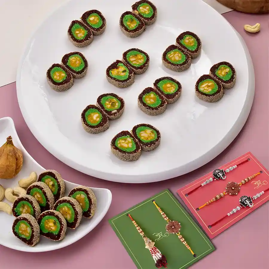 Sacred Festive Rakhi Set