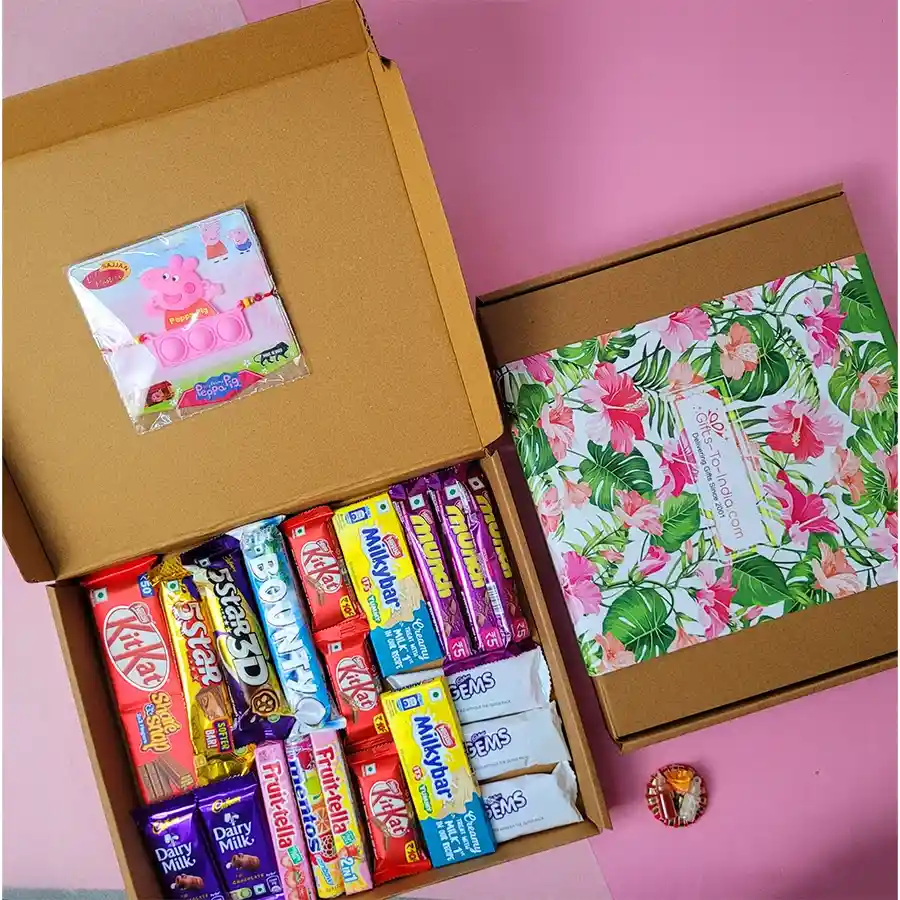 Mickey Rakhi with Chocolaty Galore