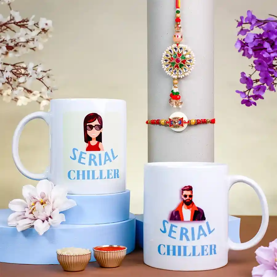 Lovely Rakhi Gift Set for Bhaiya Bhabhi