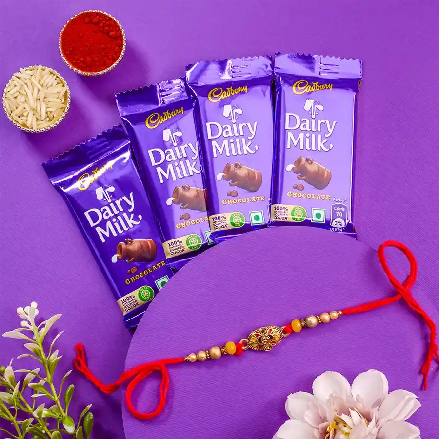 Festive Rakhi N Dairy Milk