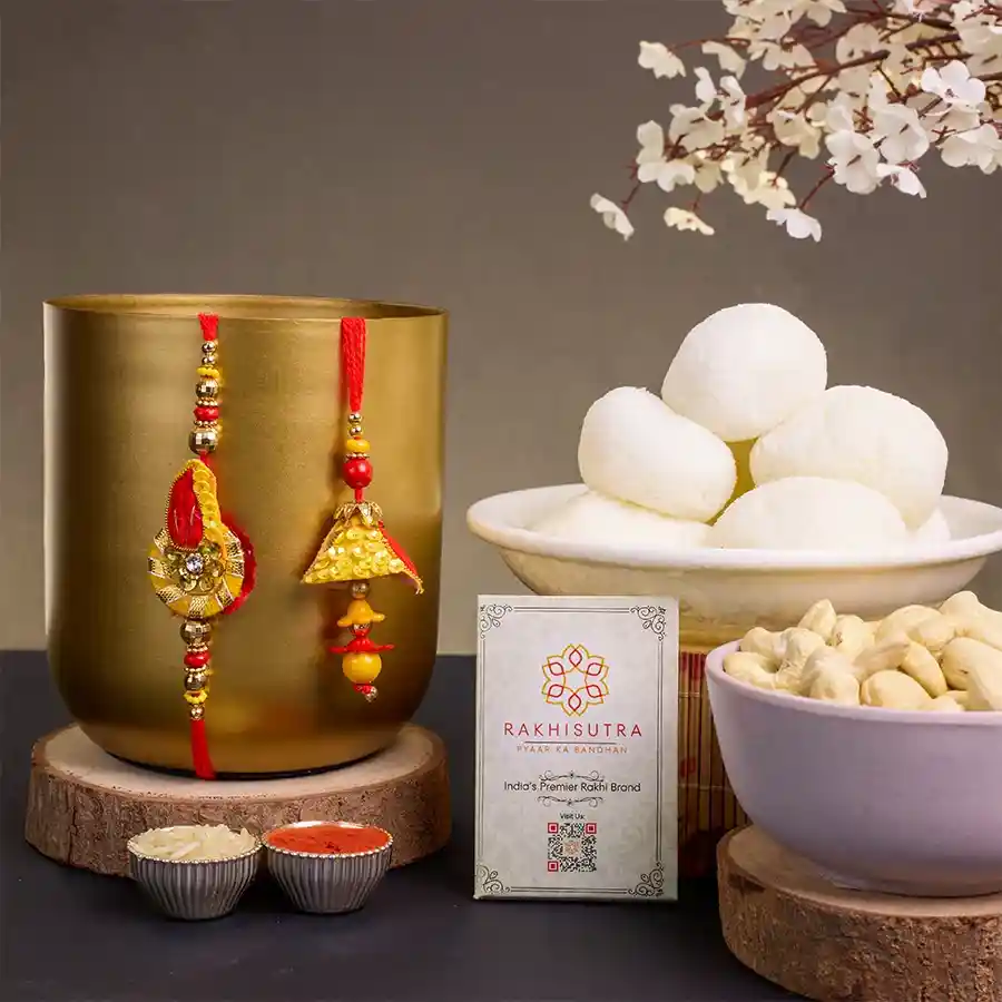 Bhai Bhabhi Rakhi Delight Combo