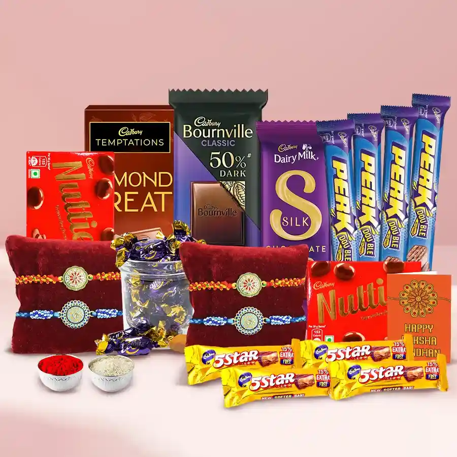 Decadent Rakhi Chocolate Gift Set