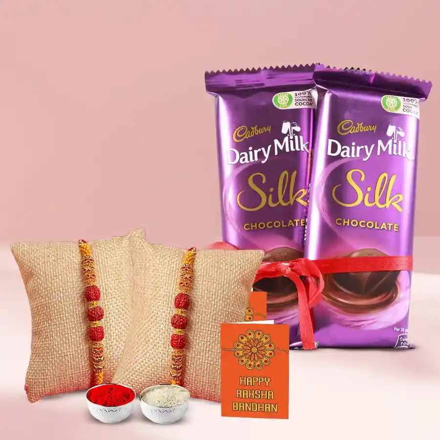 Elegant Rudrash Rakhi Hamper
