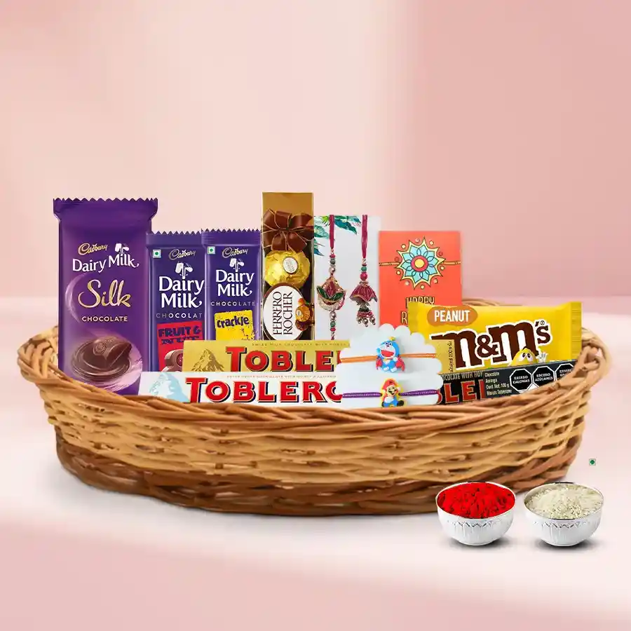 Imported Chocolates Rakhi Gifts