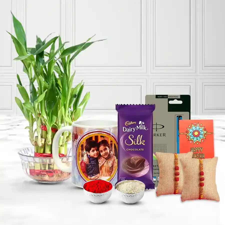 Marvelous Auspicious Rudraksh Rakhi N Assortments