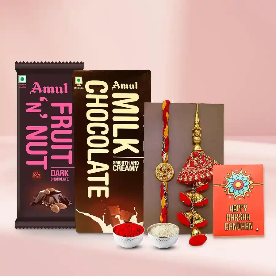 Chocolates with Bhaiya Bhabhi Rakhi
