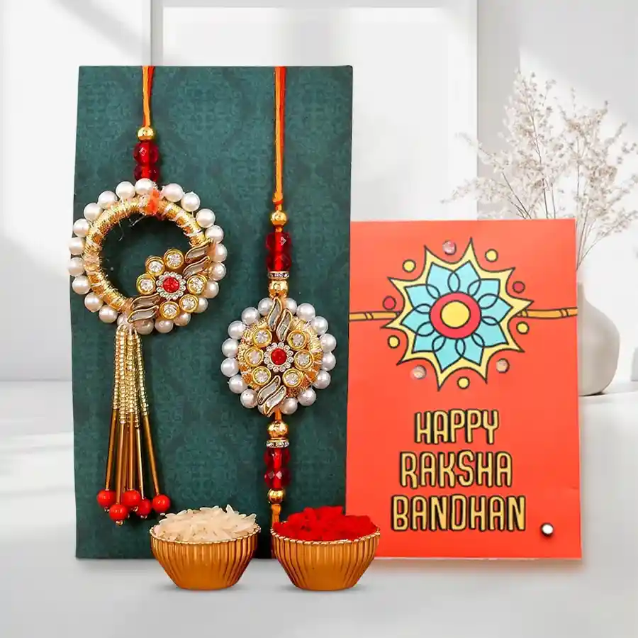 Fancy Bhaiya Bhabhi Rakhi Set