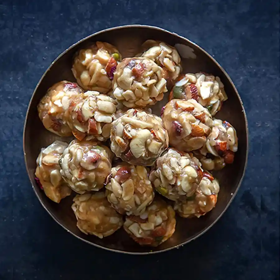 Heavenly Dry Fruits Ladoo from Kesar