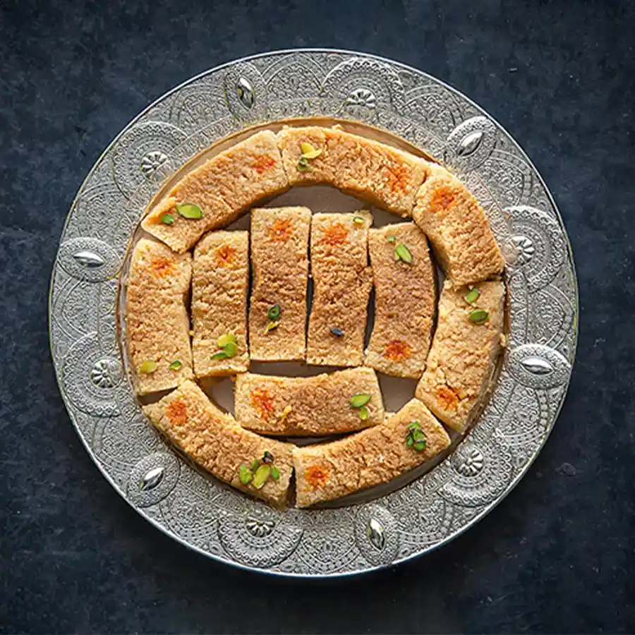 Enticing Milk Cake Delight from Kesar