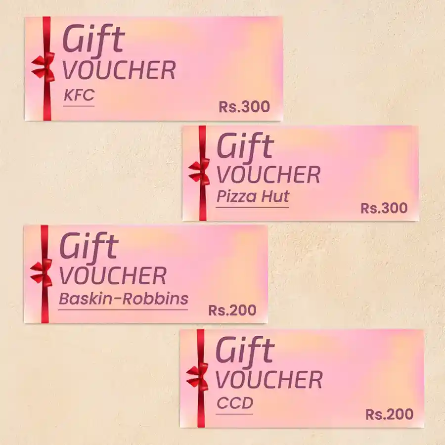 Delightful Food E Coupons worth INR 1000
