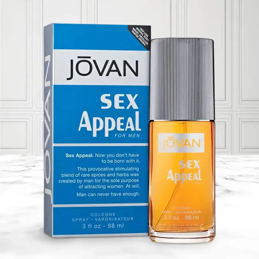 Special Jovan Sex Appeal for Men fragrance in an 88ml bottle.