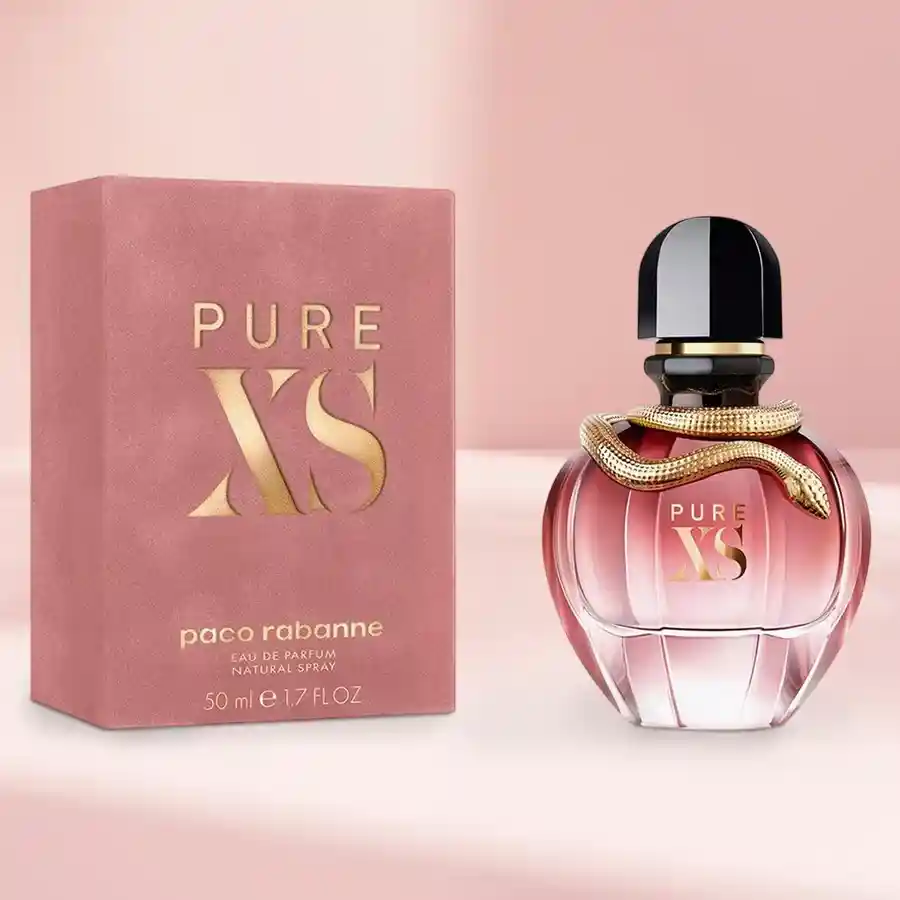 Paco Rabanne Pure XS Eau de Parfum, a 50 ml perfume gift for women, symbolizing love and affection.