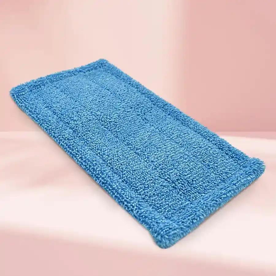 Vibrant turquoise cotton plaid runner, 45 x 120 cm, tufted weave, perfect for dining tables.