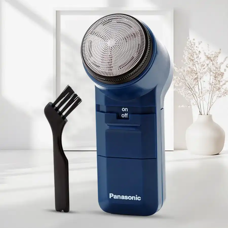 Panasonic Women's Electric Shaver featuring floating heads and elegant design, perfect for a smooth, cordless shaving experience.