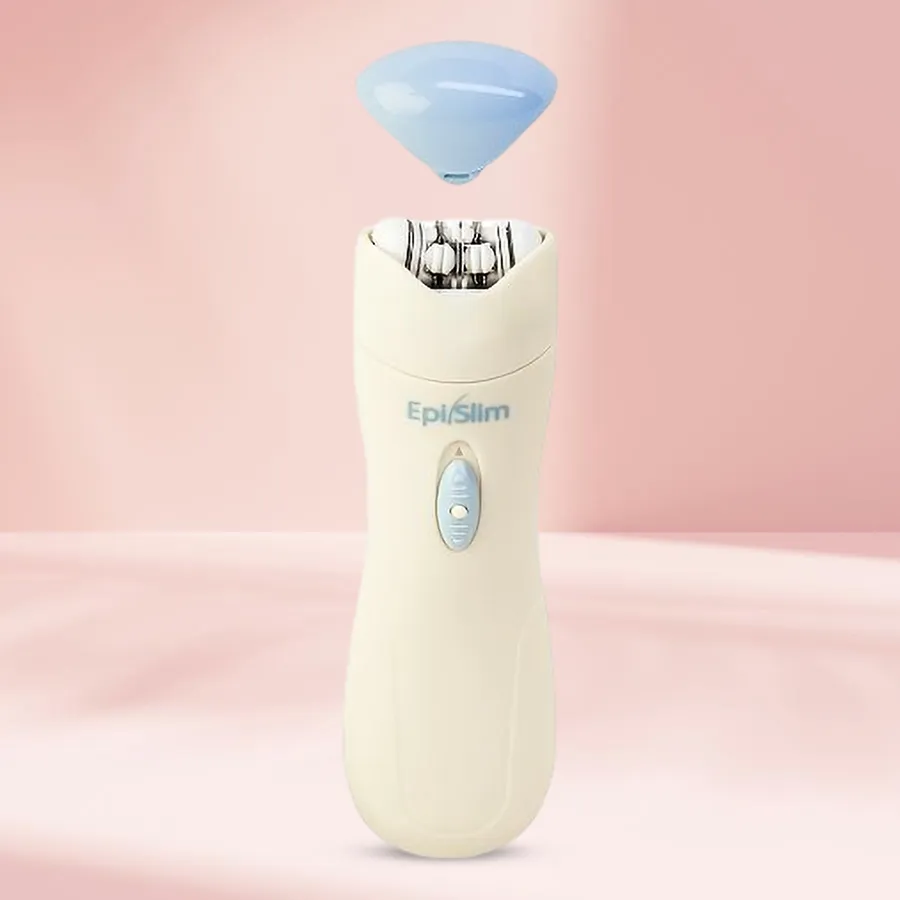 Morphy Richards Epilator for Women featuring 9 tweezers, cordless design, and accessory dusting brush, ideal for sensitive areas and touch-ups.